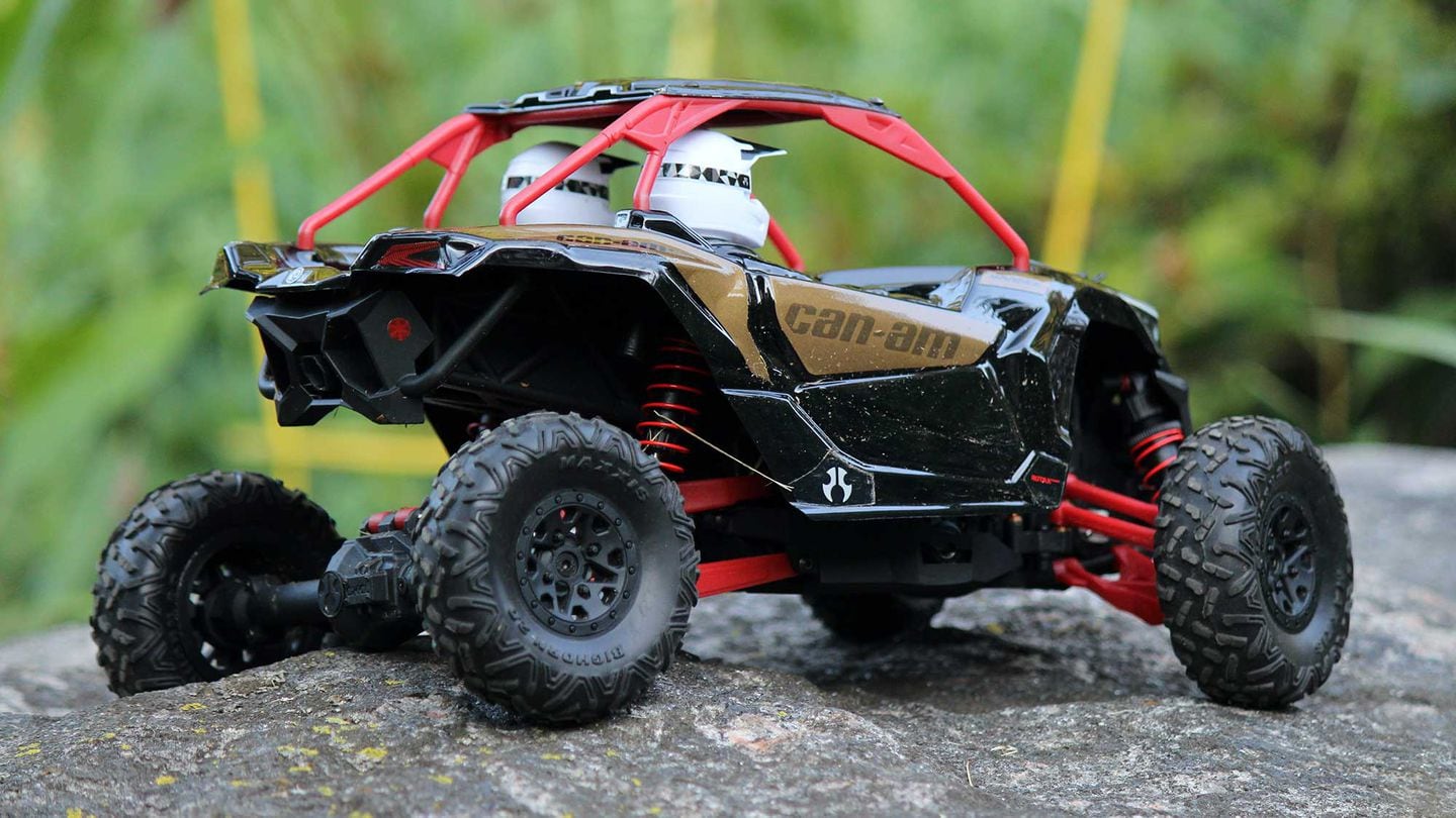 Exploded view: Axial Yeti Jr. Can-Am Maverick 4WD 1:18 RTR