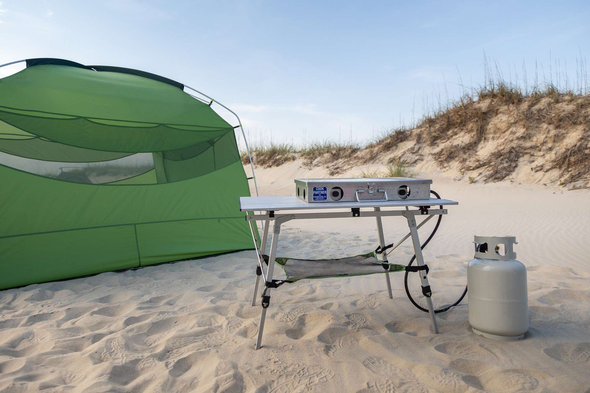 COOK PARTNER 9 SINGLE BURNER STOVE WITH WINDSCREEN — Mule Expedition  Outfitters