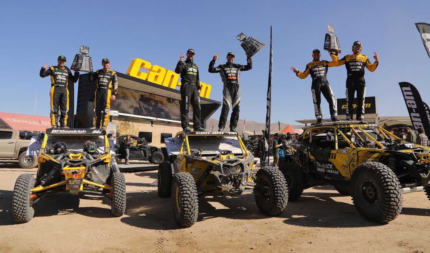 CanAm Sweeps King of the Hammers Podium for Second Year UTV Driver