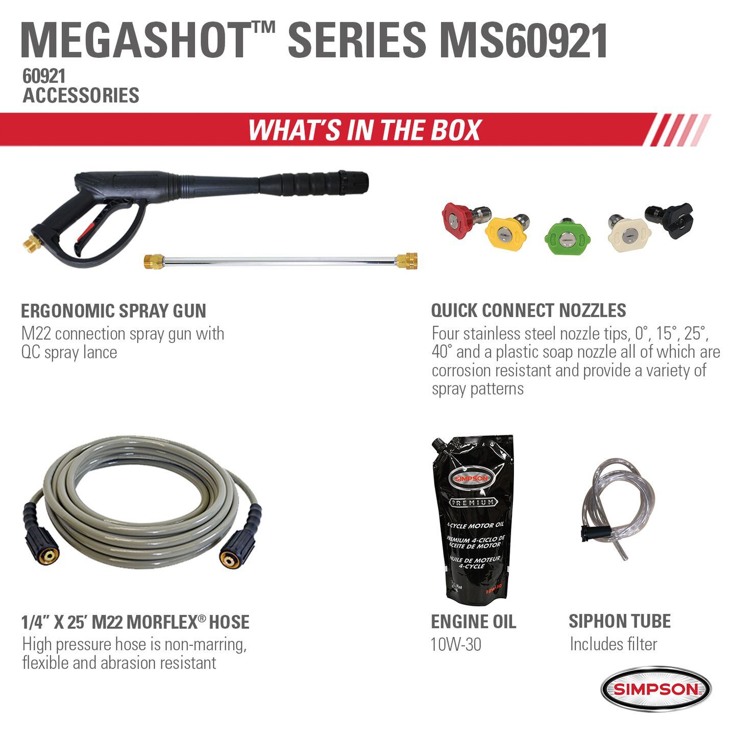 Simpson megashot deals 3300 psi