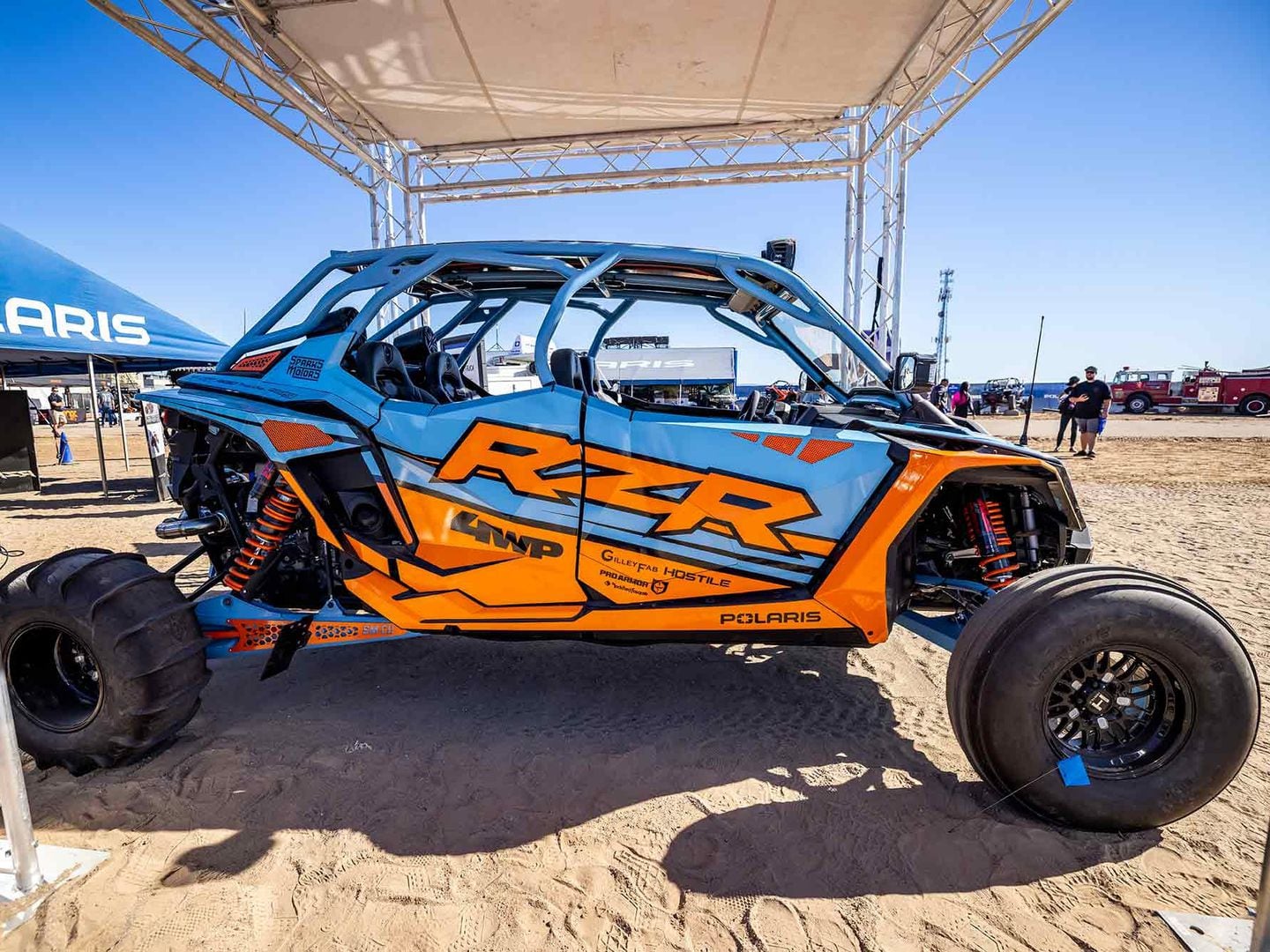 Heavy D Sparks’ Custom Polaris RZR Pro R 4 UTV Driver