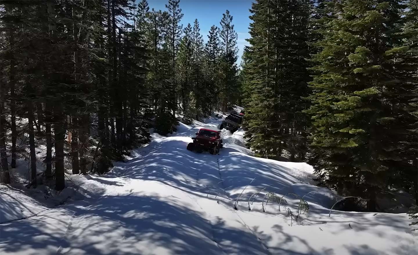 When you get to the point where no one else has gone before, you have to plow the trails yourself. That means hours of slow wheeling through loose powder just to make something that resembles a track.