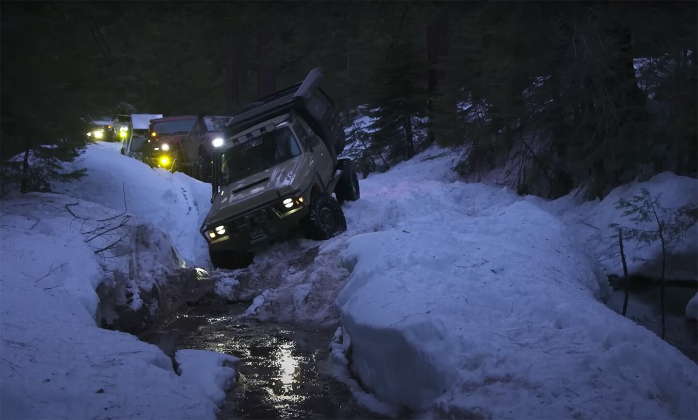 Snow wheeling can get a bit spicy.